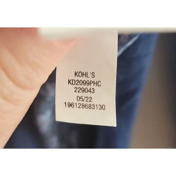 Draper James RSVP Body Suit Blouse XXL Floral Button Ruffle Sleeve Boho Prairie - Picture 12 of 13